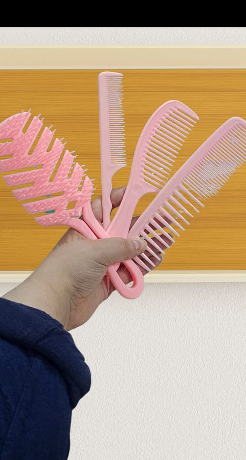 4-in-1 Hair Brush & Comb Set