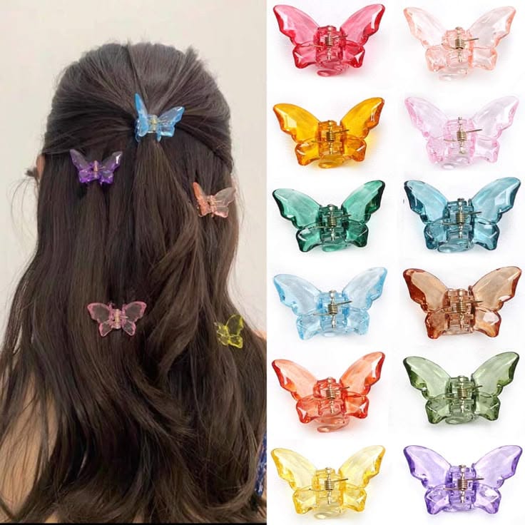 9 Mini Butterfly Hair Clip